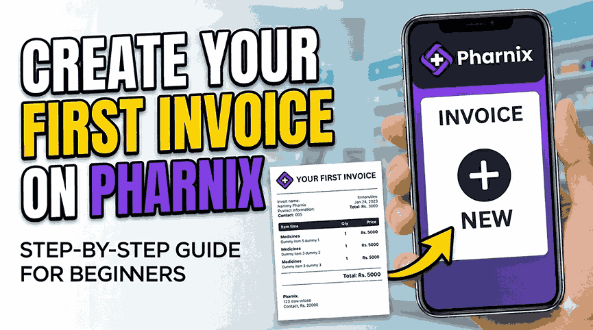 Focus on Efficiency: How to Create Your First Invoice with Pharnix